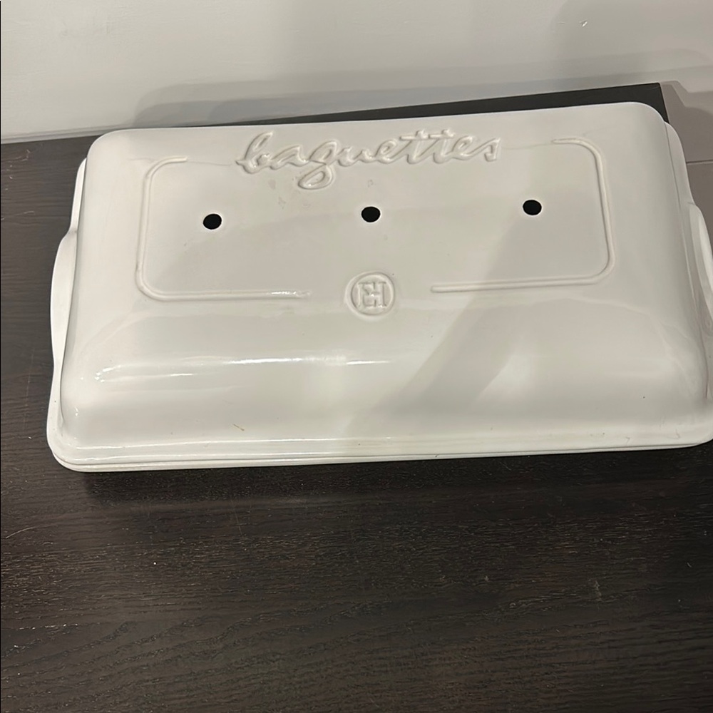 COPY - White Ceramic Baguette Holder